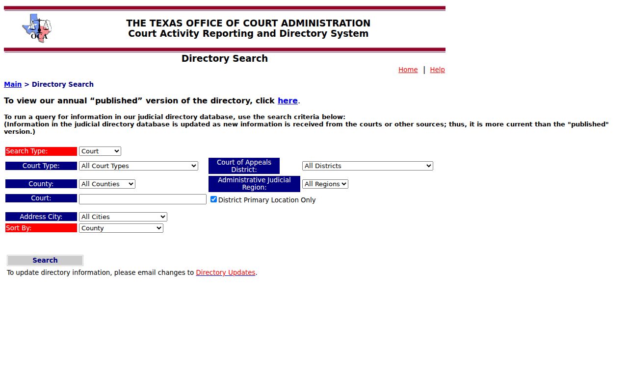 Lynn County case lookup judicial directory search criteria